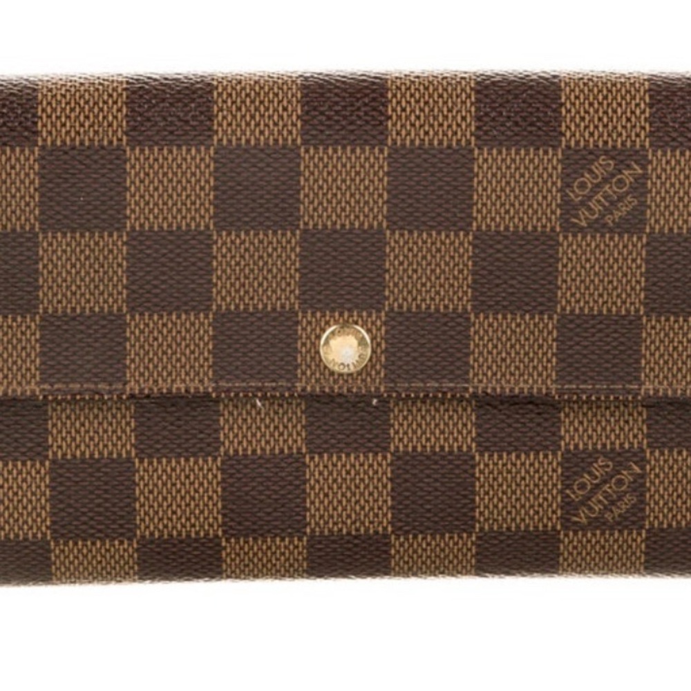 Louis Vuitton Brown Checkered Wallet